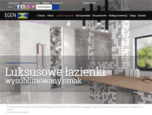 Tablet Screenshot of egen.pl